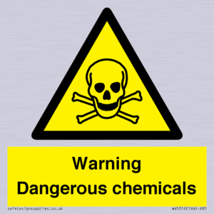Warning Dangerous chemicals